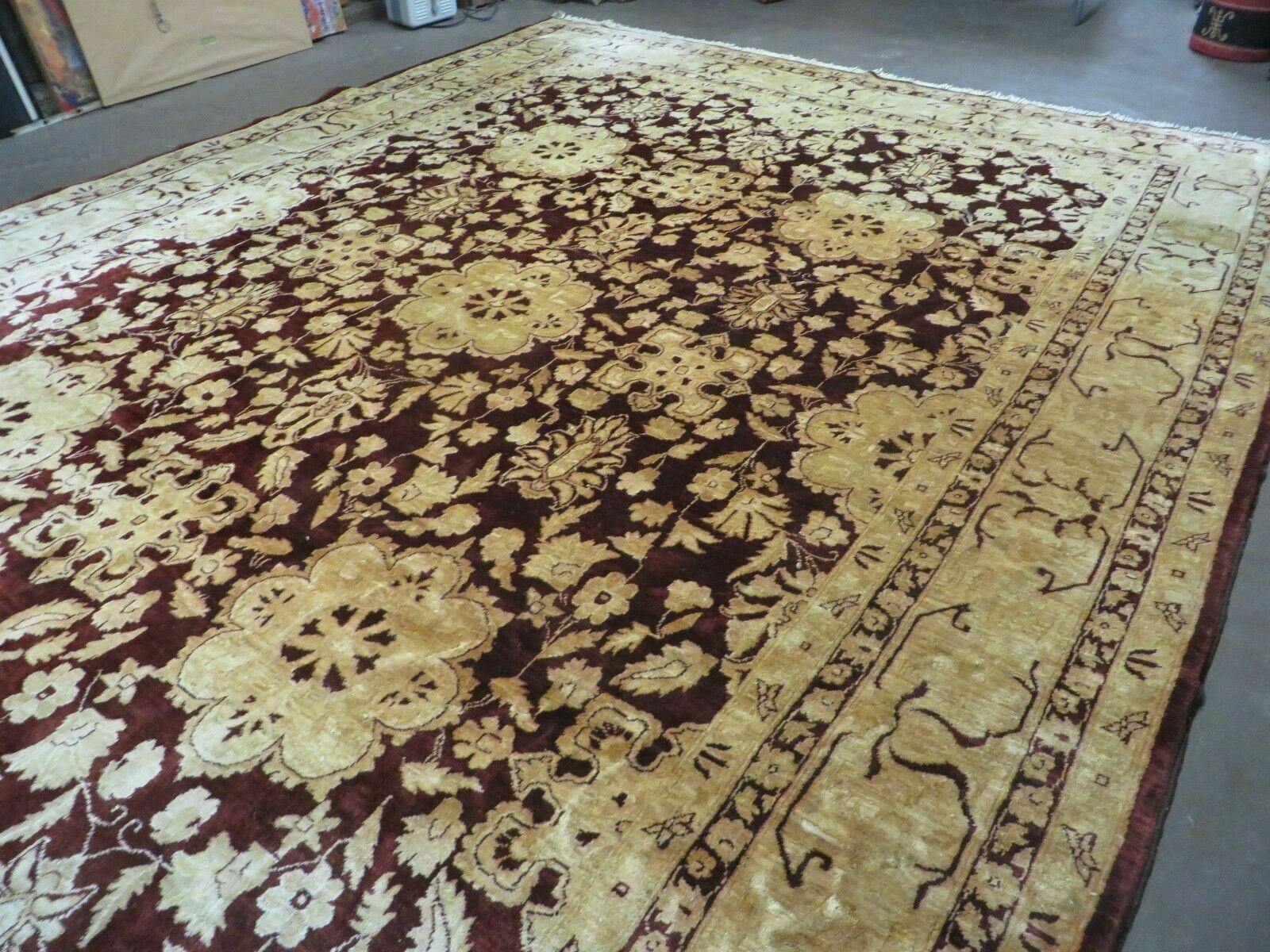 10' X 15' Hand Made Pakistan Wool on Cotton Rug Peshawar # 200A - Image 12