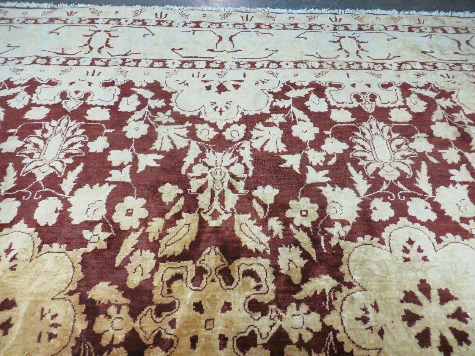 10' X 15' Hand Made Pakistan Wool on Cotton Rug Peshawar # 200A - Image 3