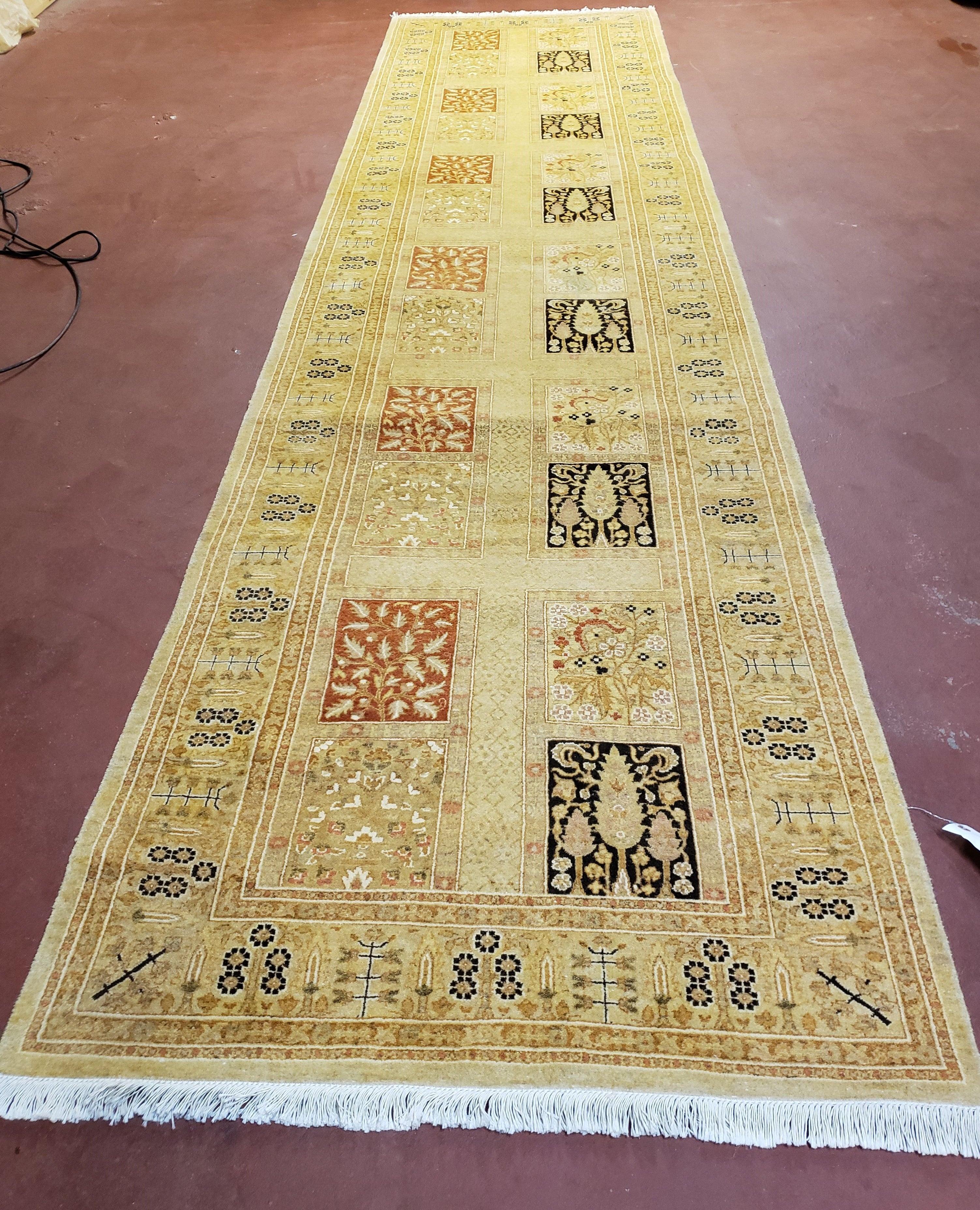 3' 2" x 12 ' 6" Pak Persian Safavieh Runner Haji Jalil Fine Runner Rug 3ft Runner 12ft Runner 13ft Runner Panel Design Runner Hand-Knotted - Image 11