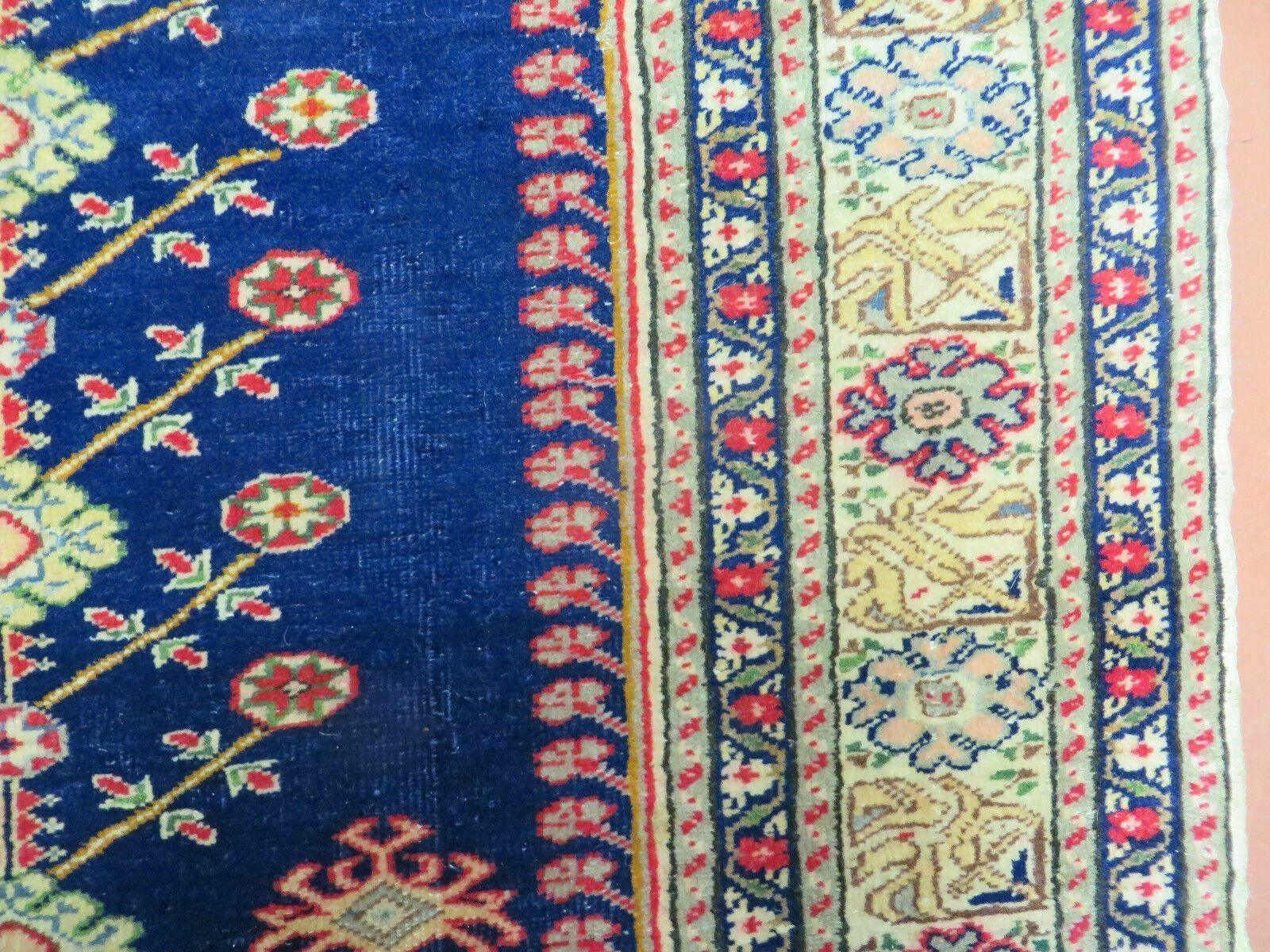 3' X 4' Semi Antique Handmade Turkish Prayer Kaisery Wool Rug Nice - Image 11