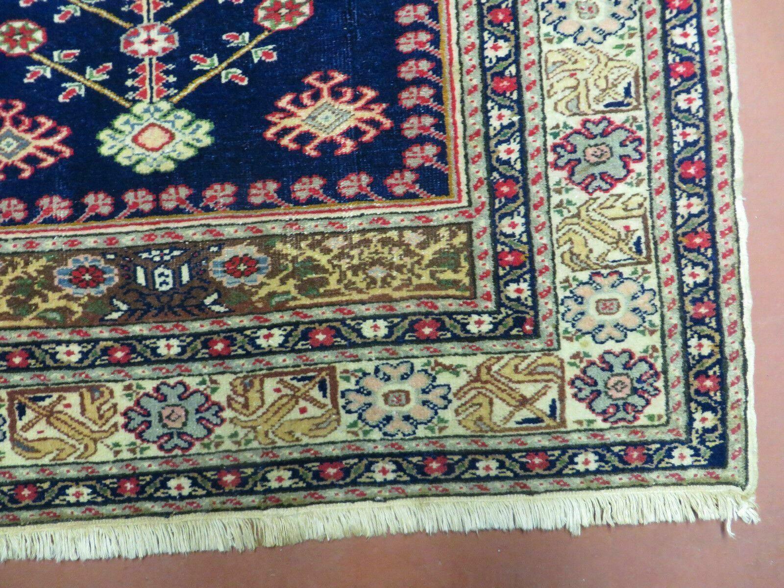 3' X 4' Semi Antique Handmade Turkish Prayer Kaisery Wool Rug Nice - Image 9