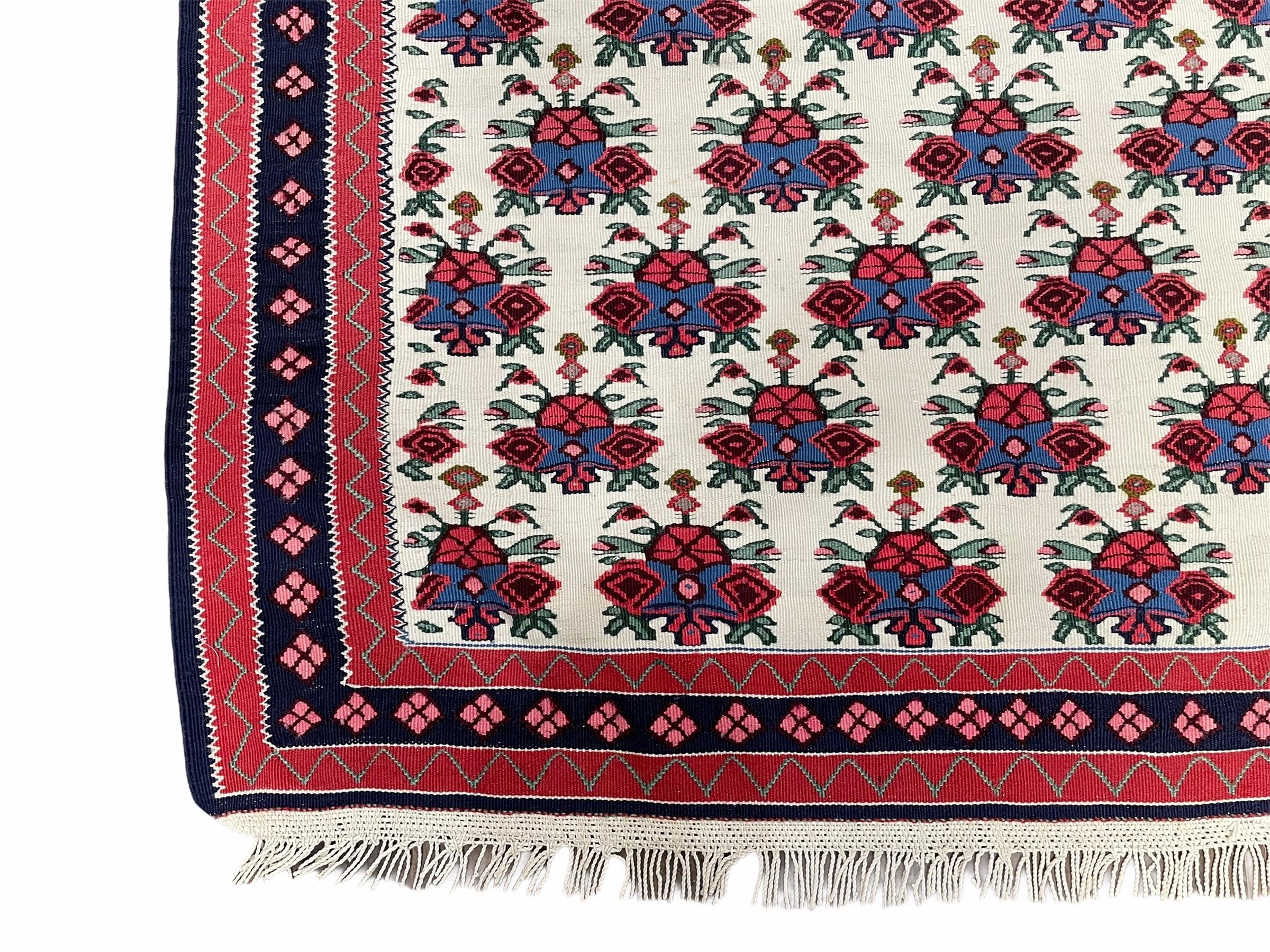 3x5 Vintage Kurdish Senneh Kilim Rug 3 x 5 Heirloom Rug Flatweave Antique Rug Playroom Rug Collectible Rug Beige Kilim - Image 11