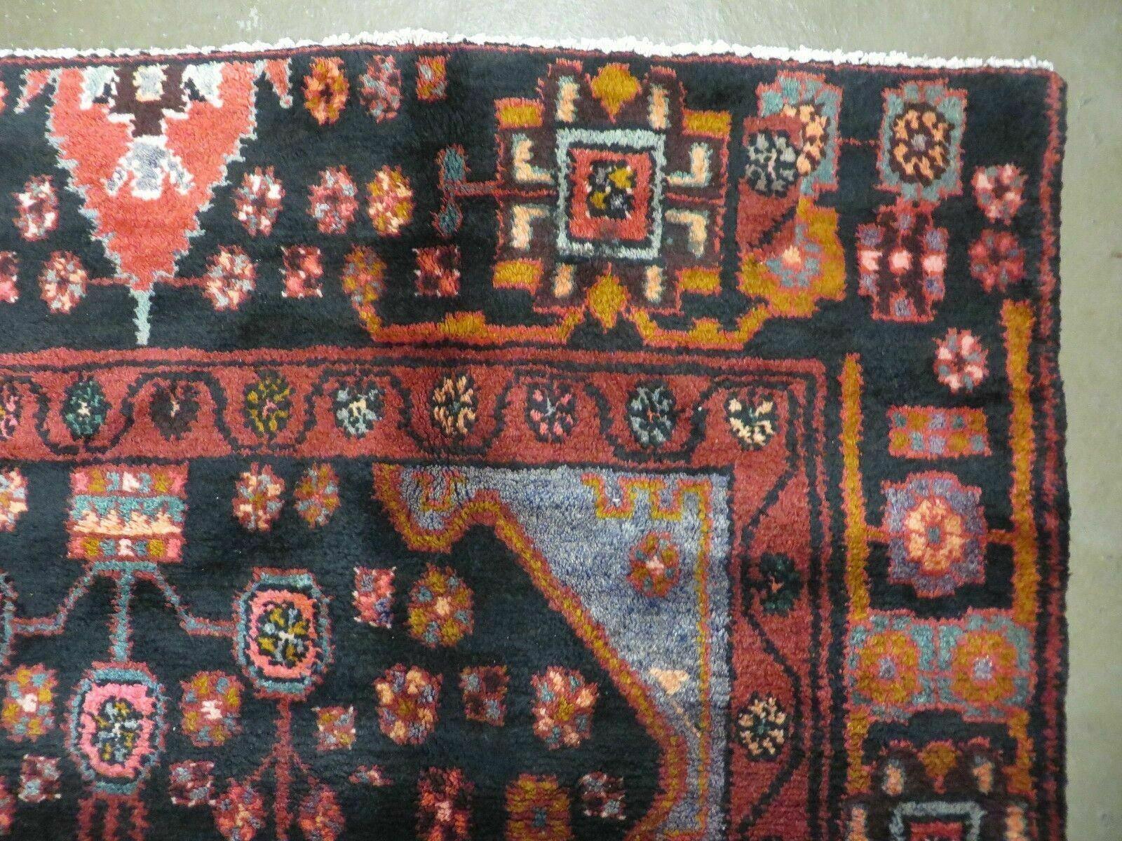 4' X 10' Antique Handmade Tribal Turkish Oriental Floral Wool Rug Organic Nice - Image 7