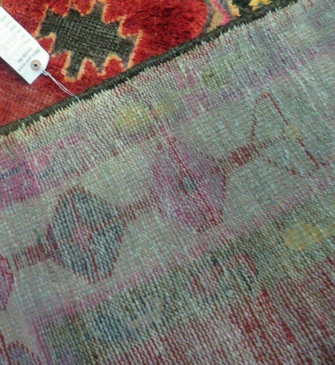 4' X 8' Antique Handmade Turkish Caucasian Kazak Design Wool Rug Veg Dyes Nice - Image 10