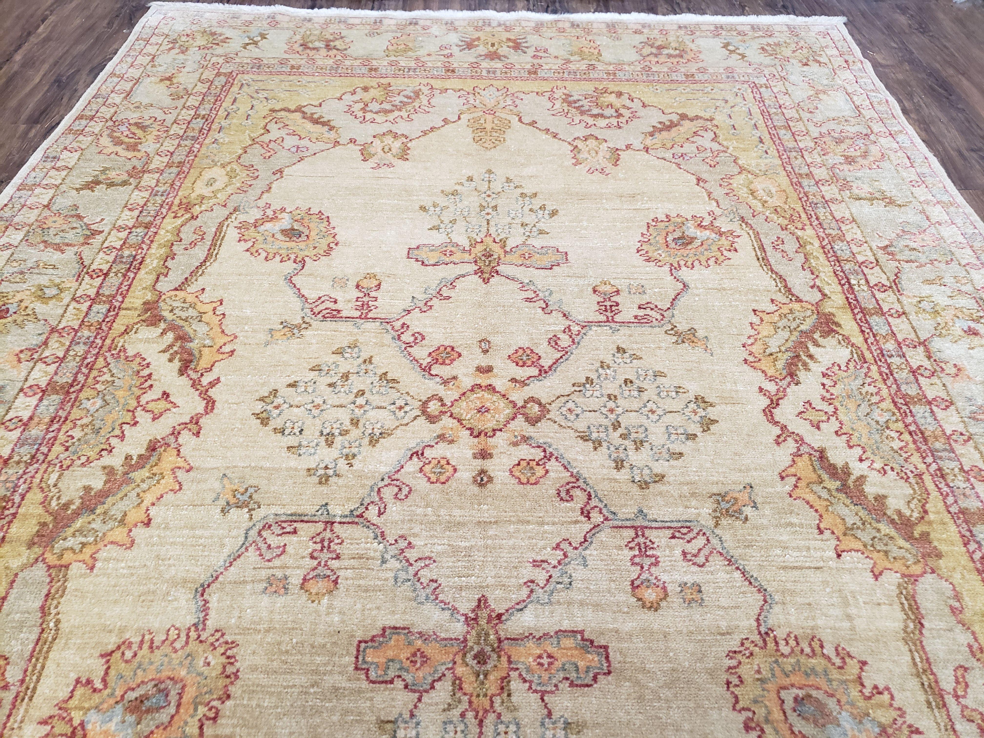 6x9 Turkish Oushak Rug, Wool Rug, Hand Knotted - Image 12