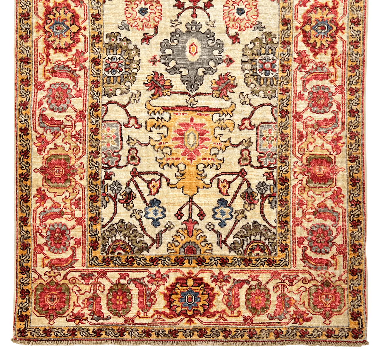 Afghan Serapi (3'00"x10'07") runner - Image 8