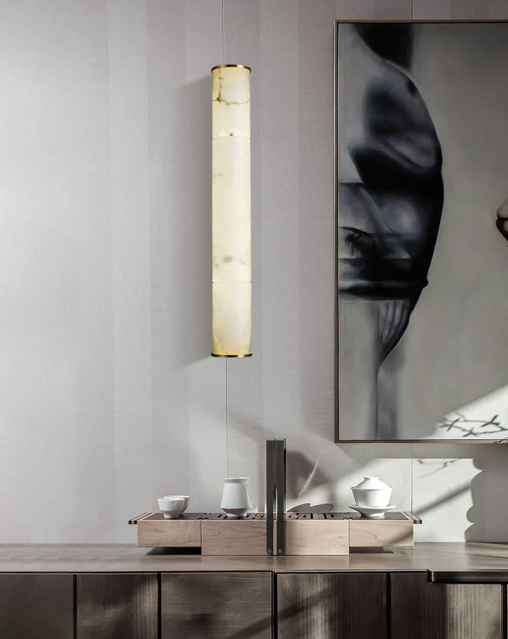 Alabaster Aquilus Wall Lamp - Image 12