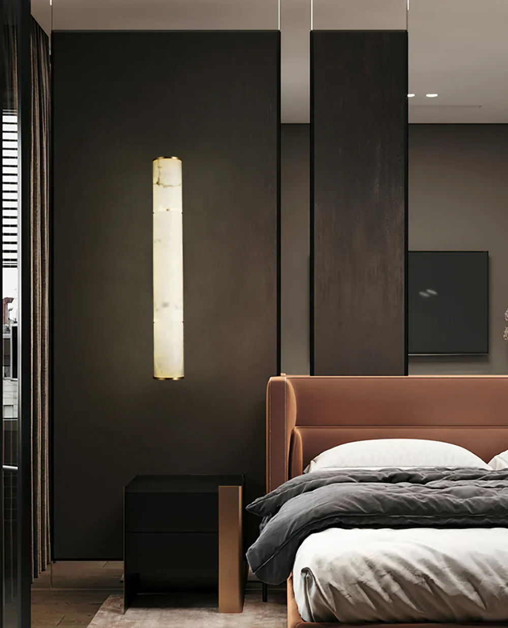 Alabaster Aquilus Wall Lamp - Image 7