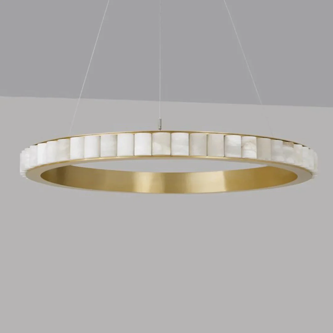 Alabaster Avalon Halo Chandelier - Image 23