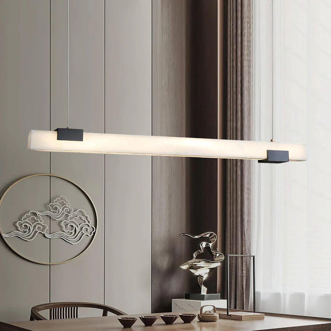 Alabaster Cary Black Pendant Light - Image 8