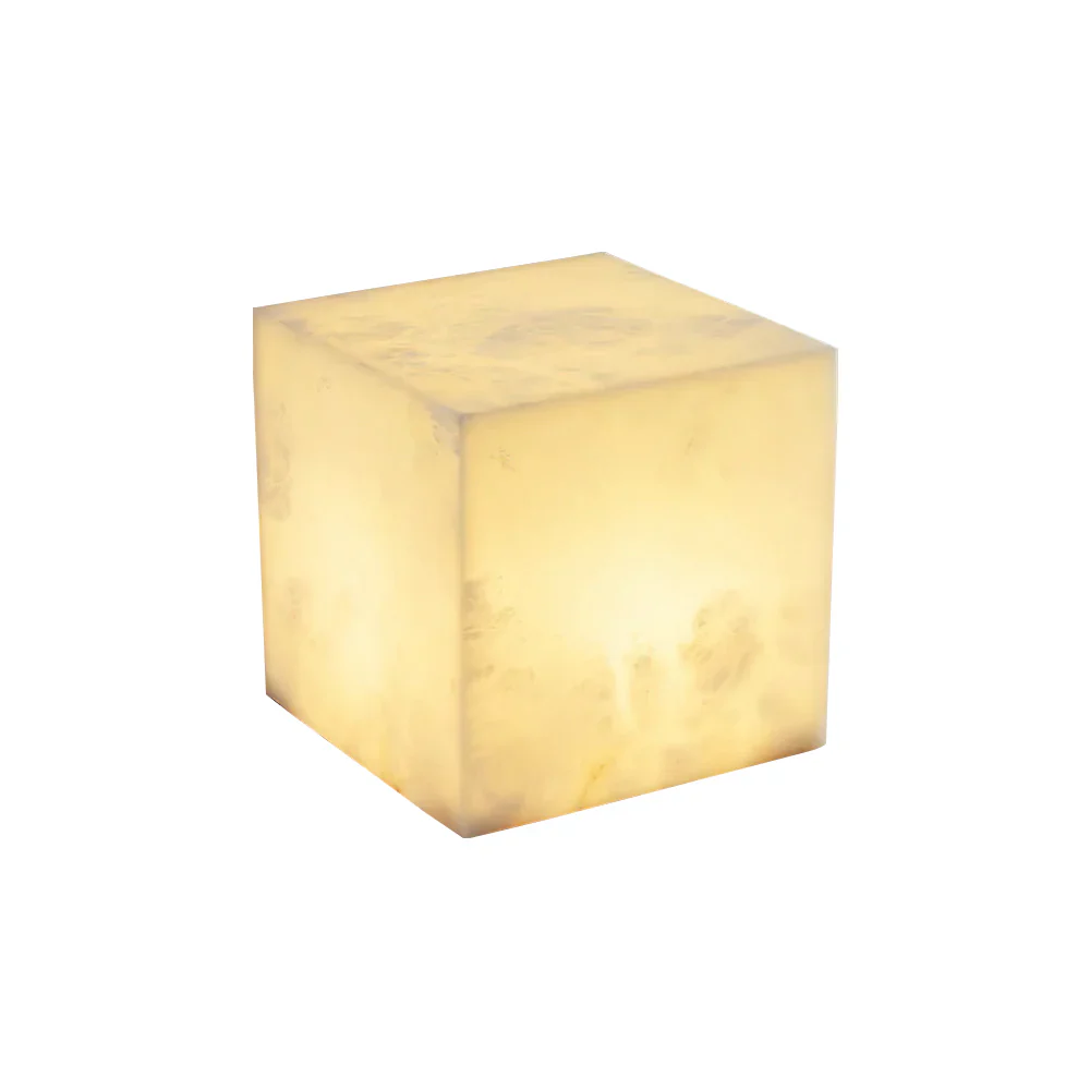 Alabaster Cubic Table Lamp - Image 18