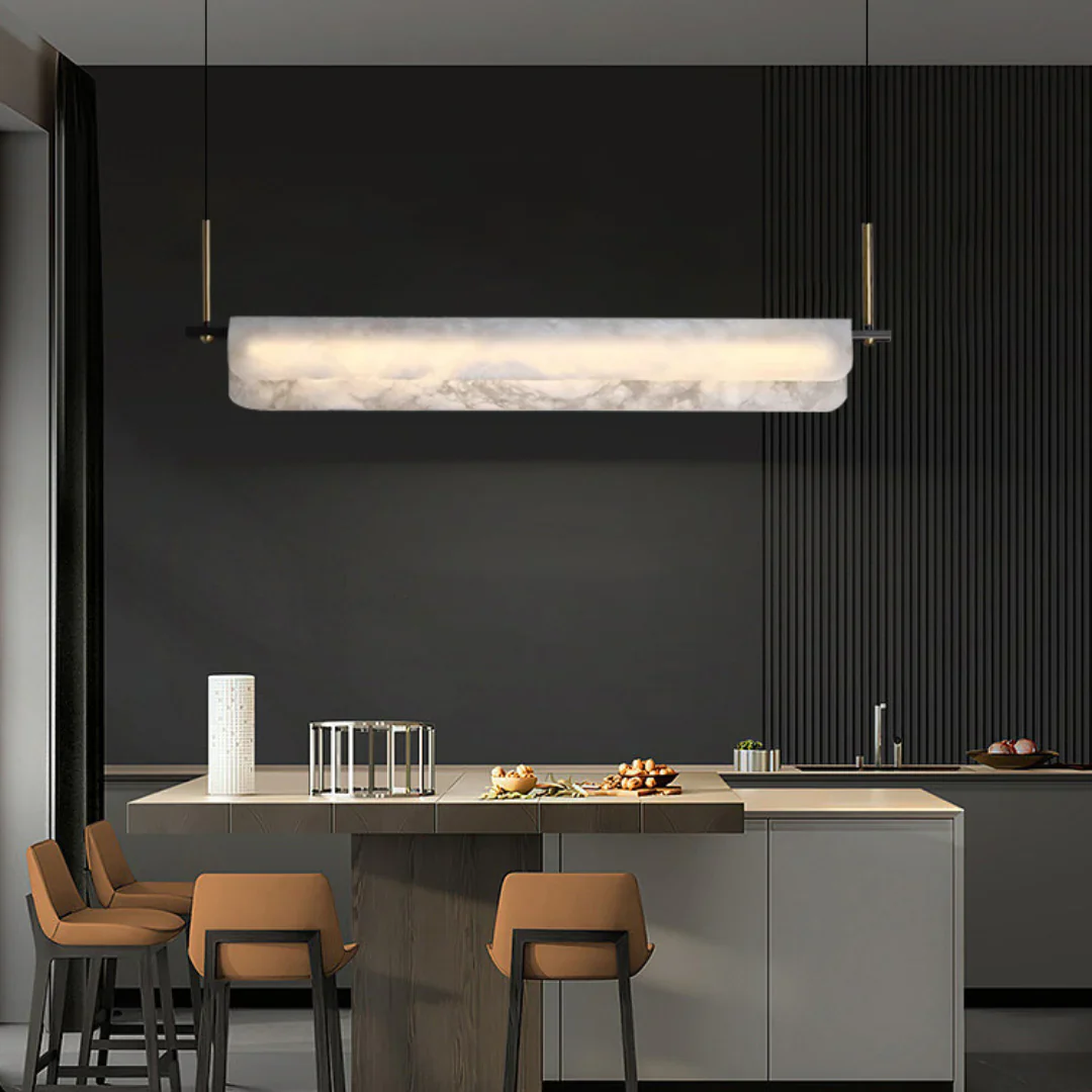 Alabaster Dining Linear Chandelier - Image 11