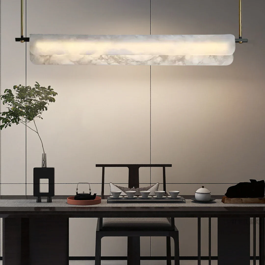 Alabaster Dining Linear Chandelier - Image 12