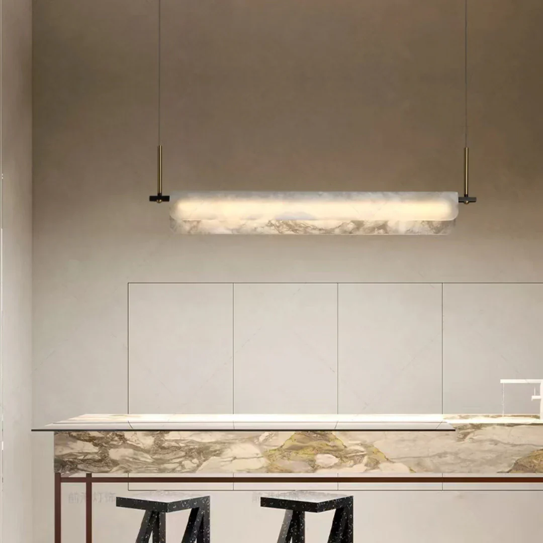 Alabaster Dining Linear Chandelier - Image 14