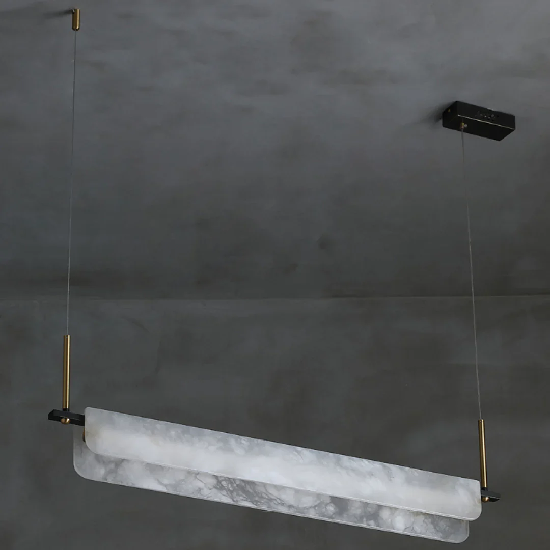 Alabaster Dining Linear Chandelier - Image 17