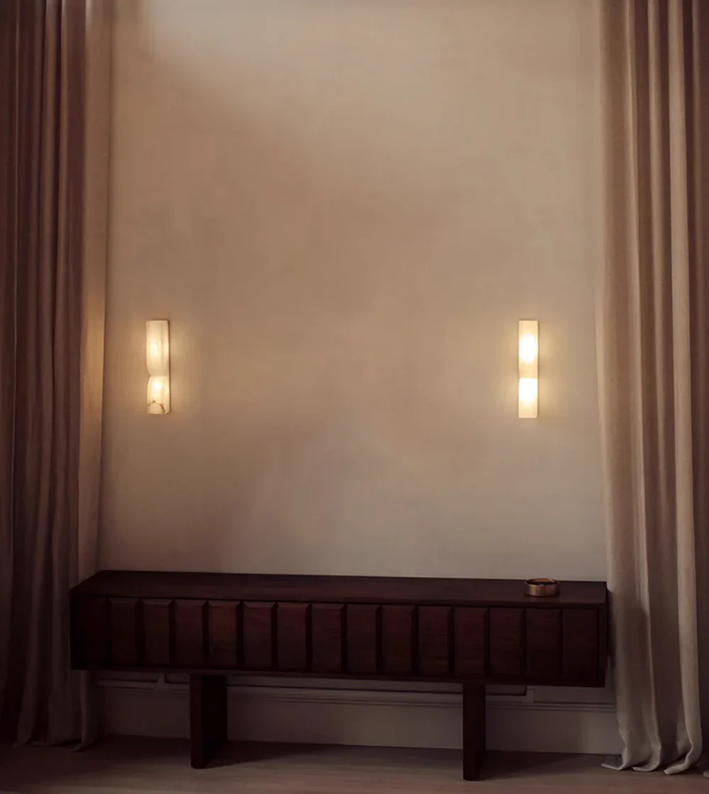 Alabaster Essence Rectangle Wall Sconce - Image 15
