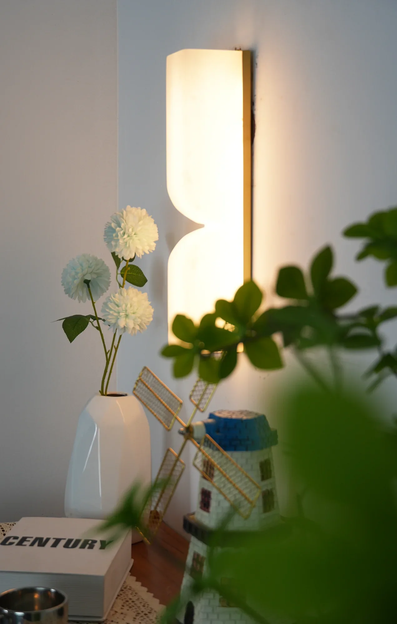 Alabaster Essence Rectangle Wall Sconce - Image 17
