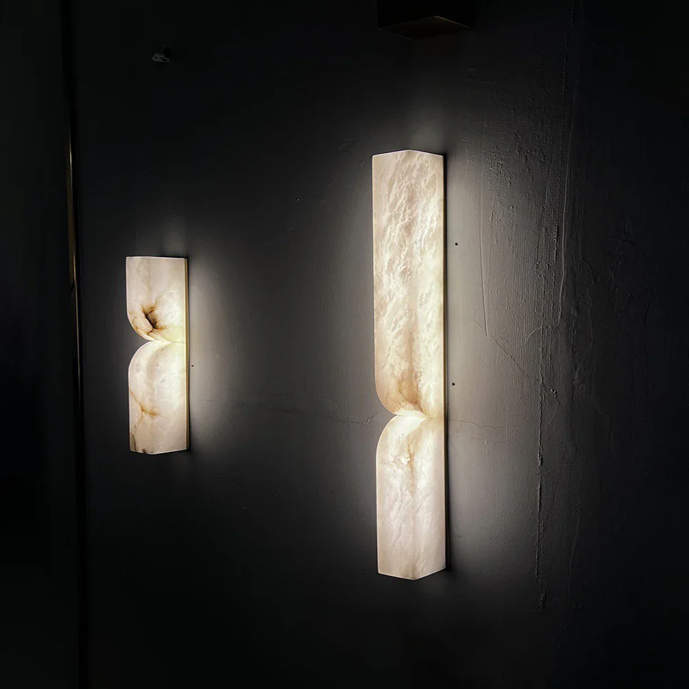 Alabaster Essence Rectangle Wall Sconce - Image 19