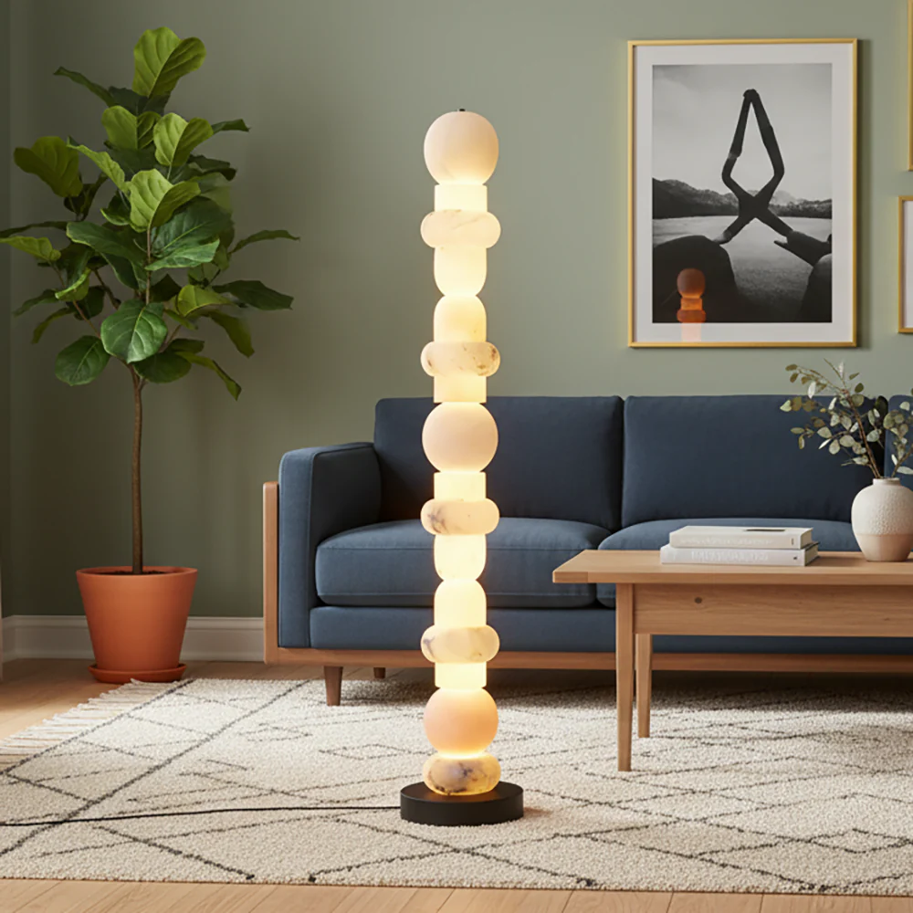 Alabaster Floor Lamp - Image 2