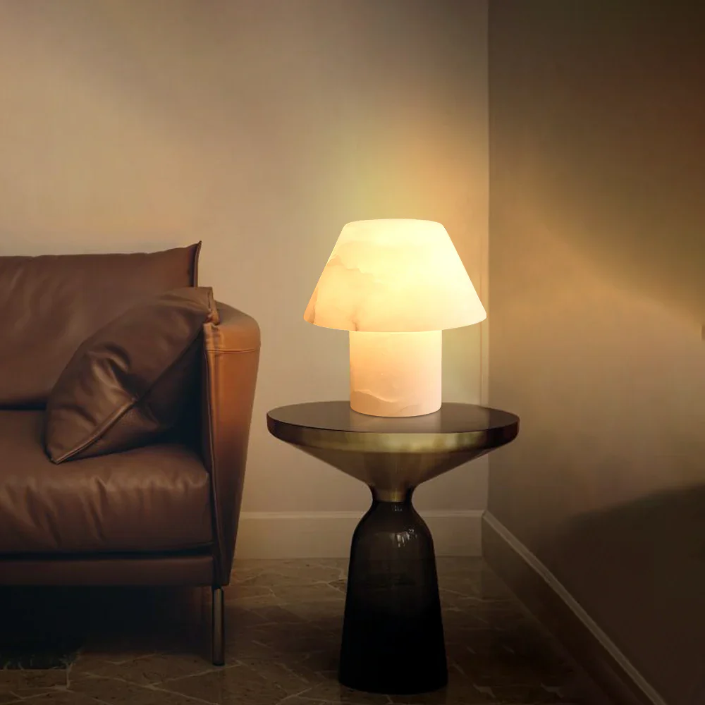 Alabaster Petra Stone House Table Lamp - Image 2