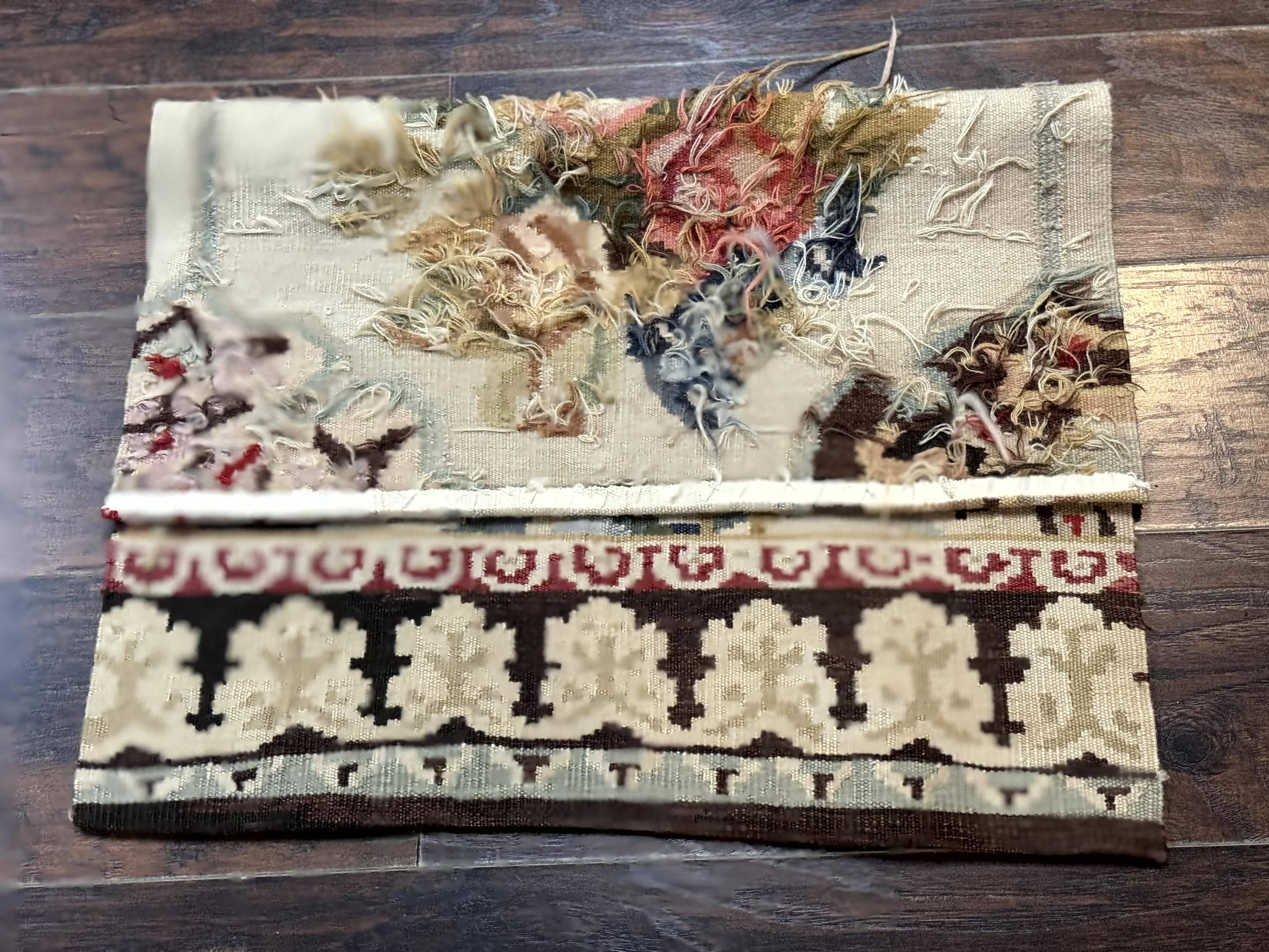 Antique Bessarabian Flatweave Kilim Rug 2x3, Sampler Rug 2 x 3 ft, Small Flatweave, Wool Handmade - Image 10