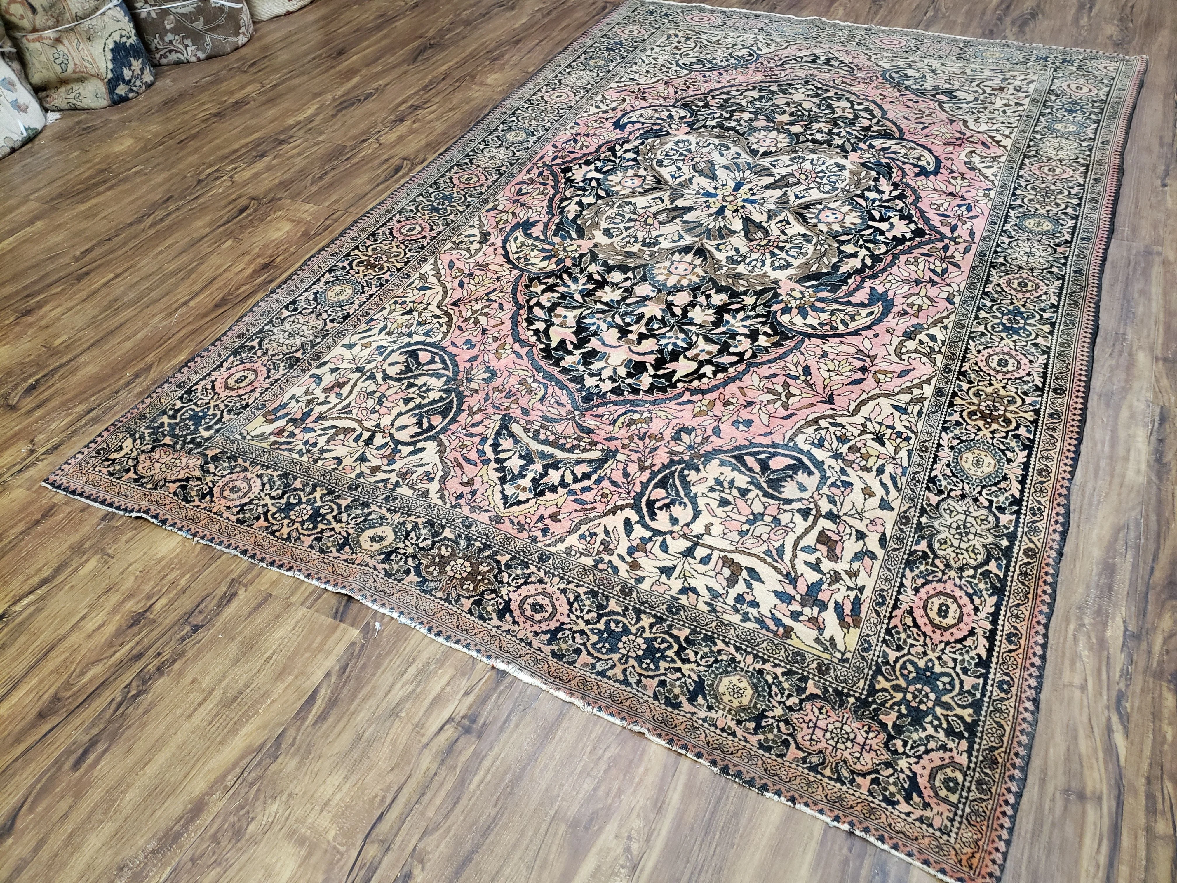 Antique Persian Farahan Rug, 4'1" x 6' 5" - Image 13