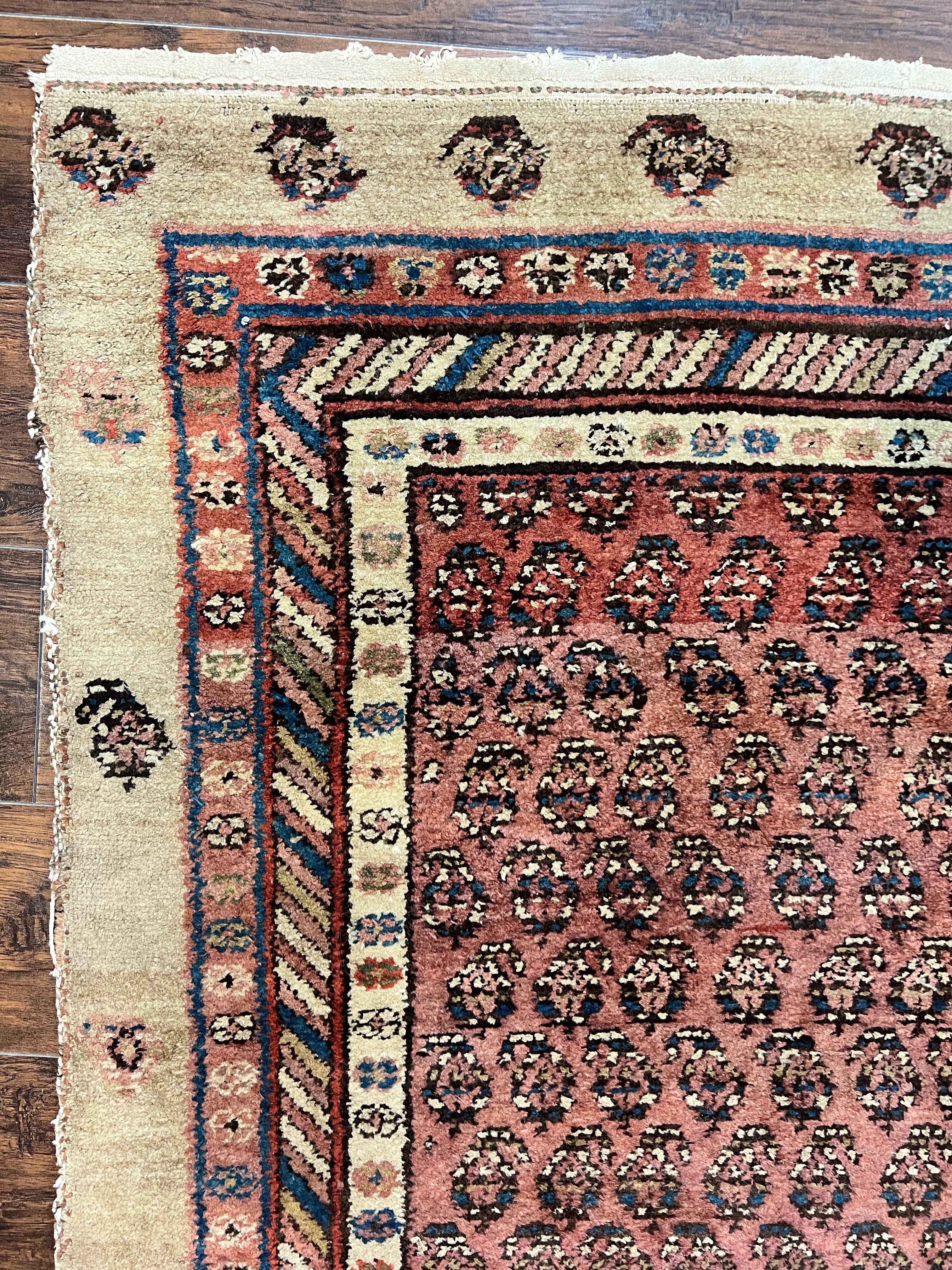 Antique Persian Sarab Runner Rug 3x11, Wool Camel Hair, Tribal Carpet for Hallway 3 x 11, Antique 1920s Rug, Handmade - Image 5