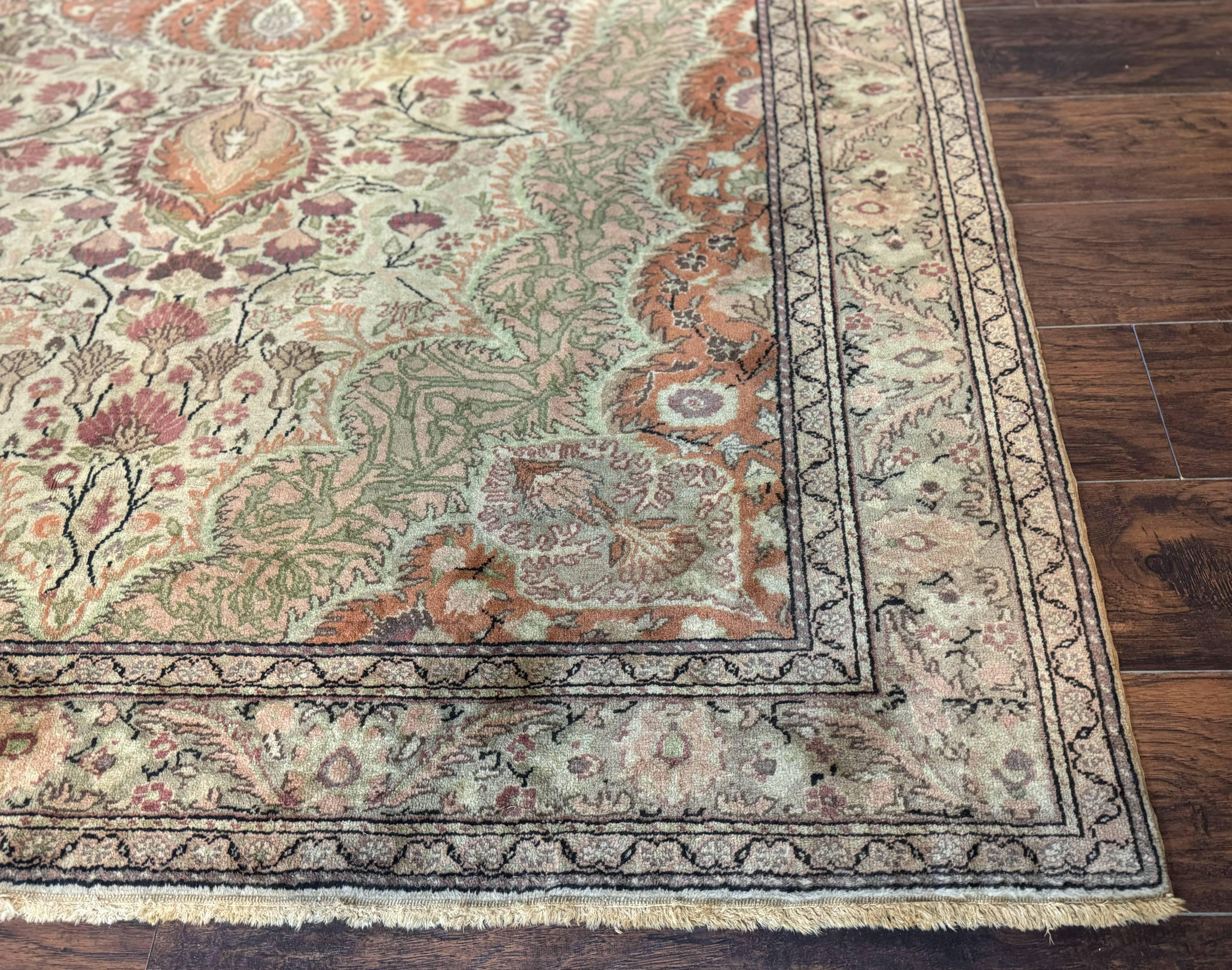 Antique Turkish Kayseri Rug 7x10 - Image 9