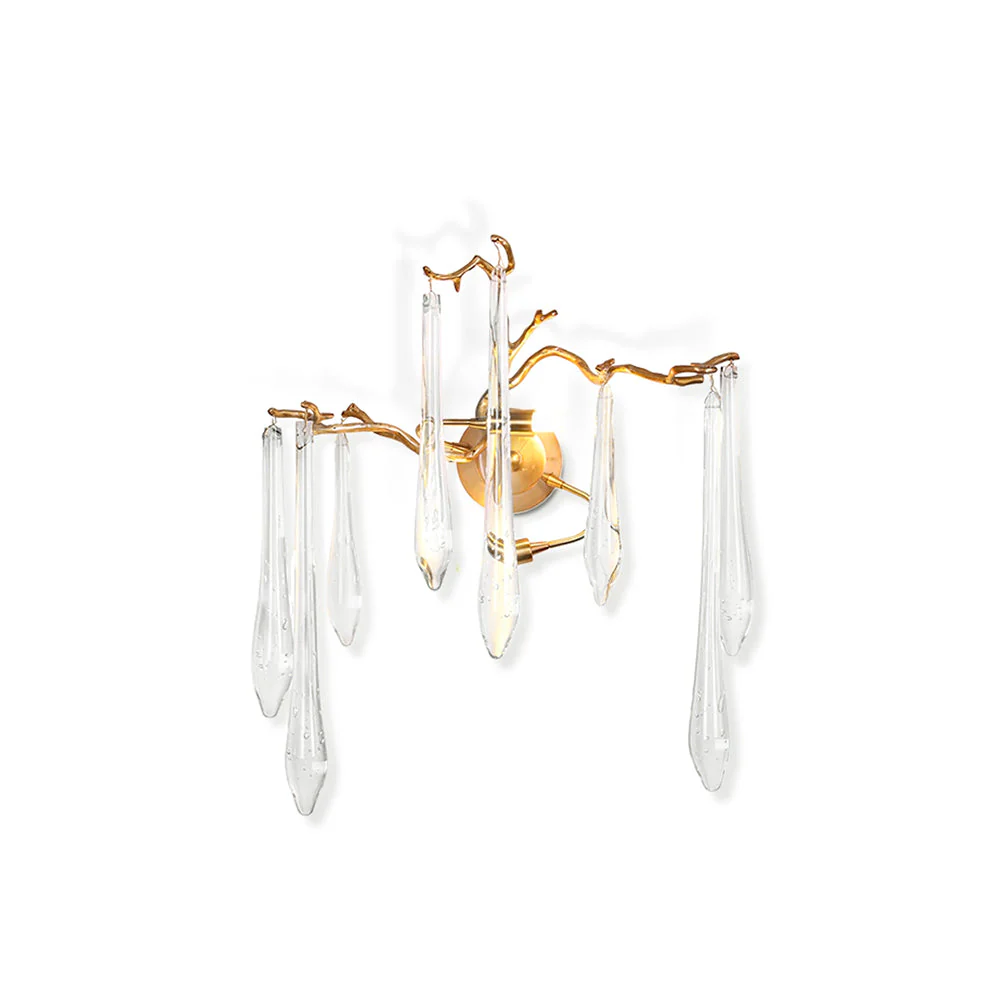 Aqua Salix Crystal Wall Lamp