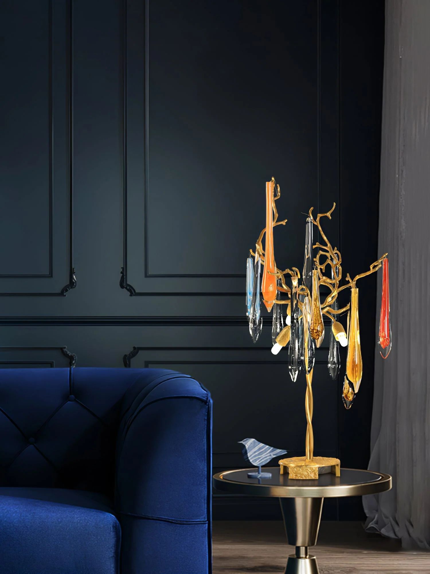Aqua Willow Table Lamp - Image 11