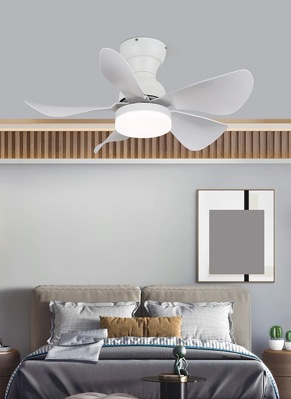 Arilia Small Blade Ceiling Fan Light - Image 5