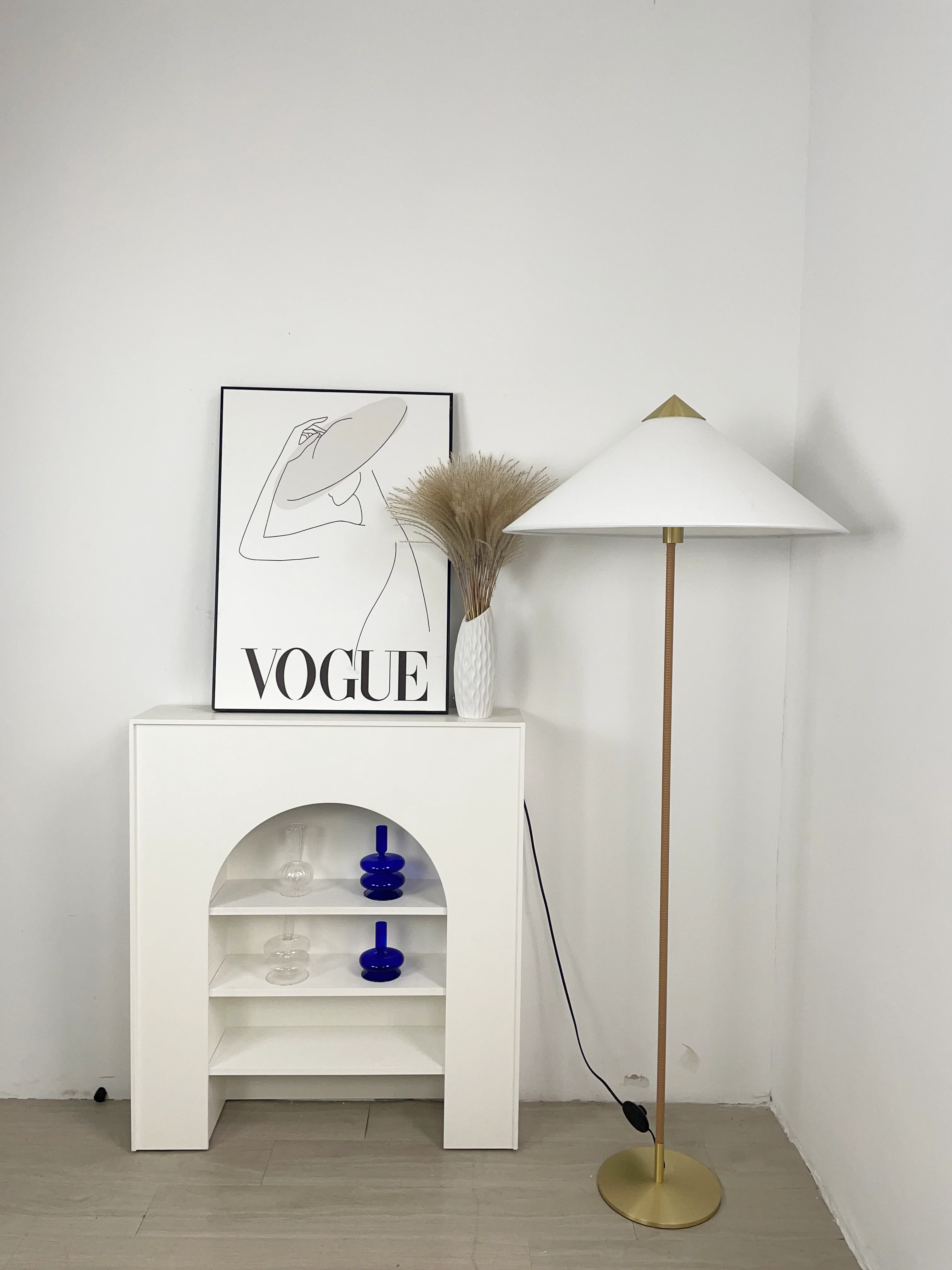 Bamboo Hat Floor Lamp - Image 15