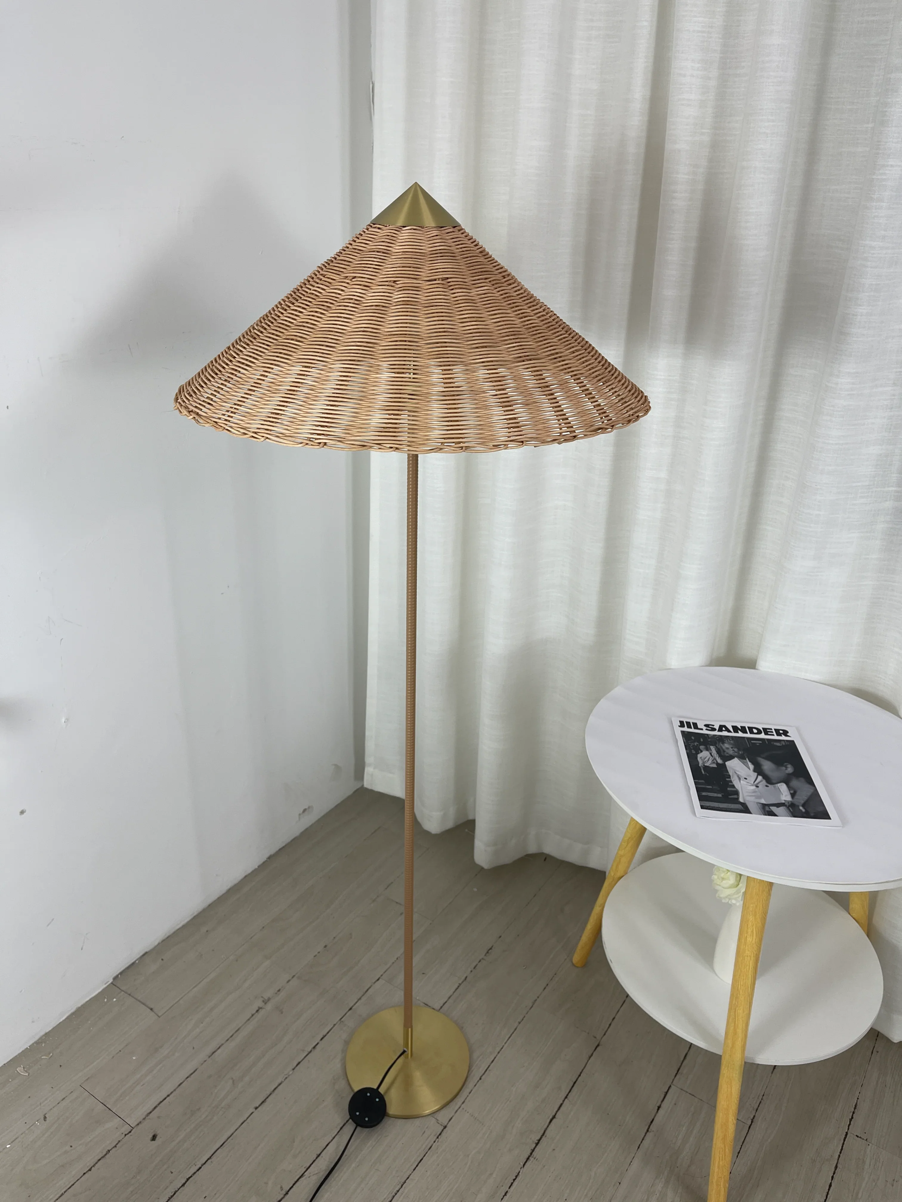 Bamboo Hat Floor Lamp - Image 18