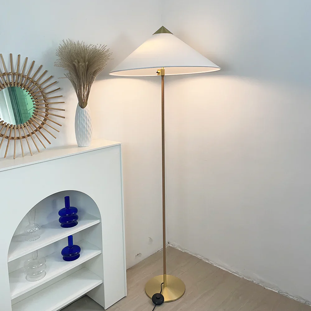Bamboo Hat Floor Lamp - Image 2
