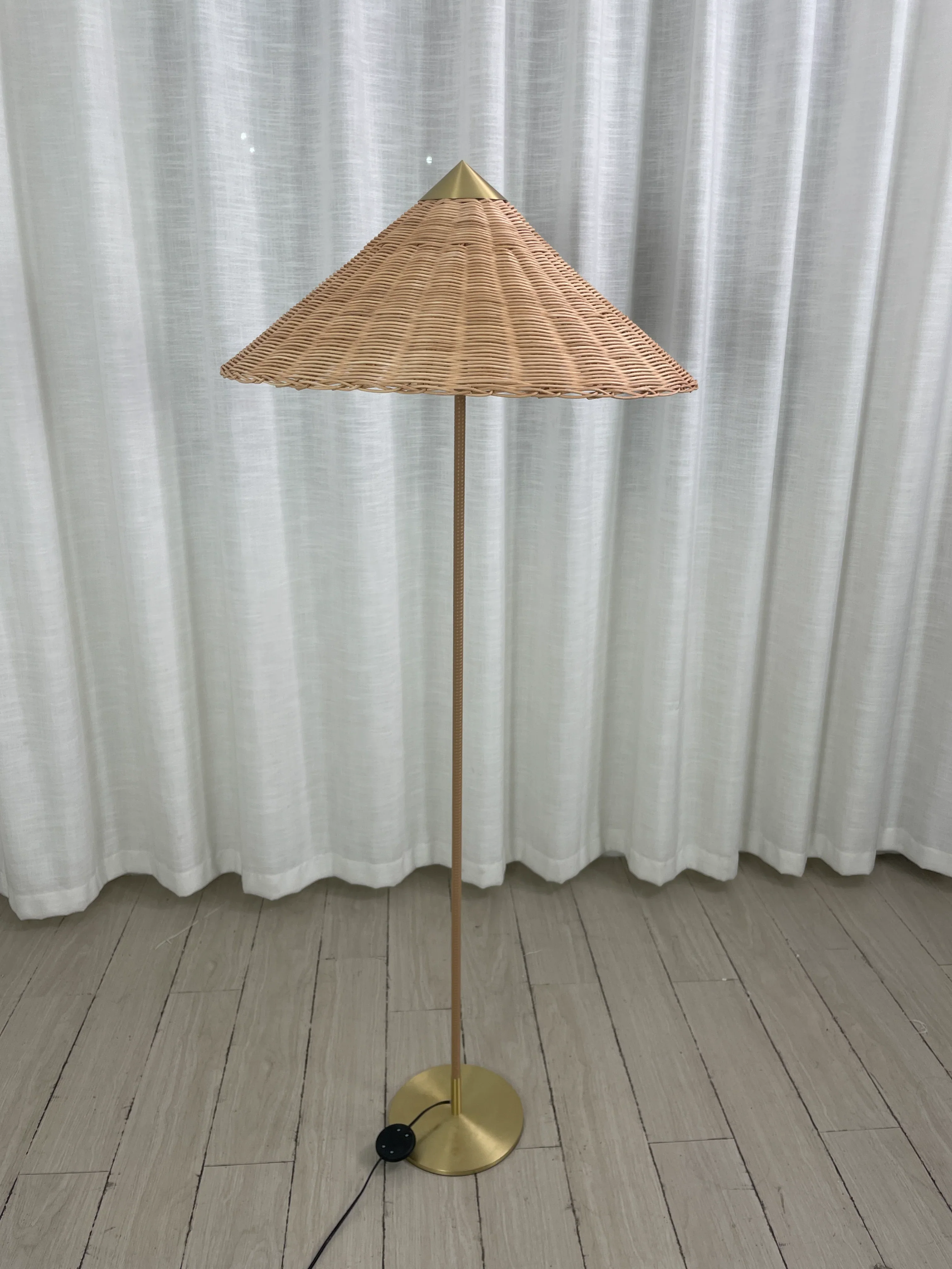 Bamboo Hat Floor Lamp - Image 20