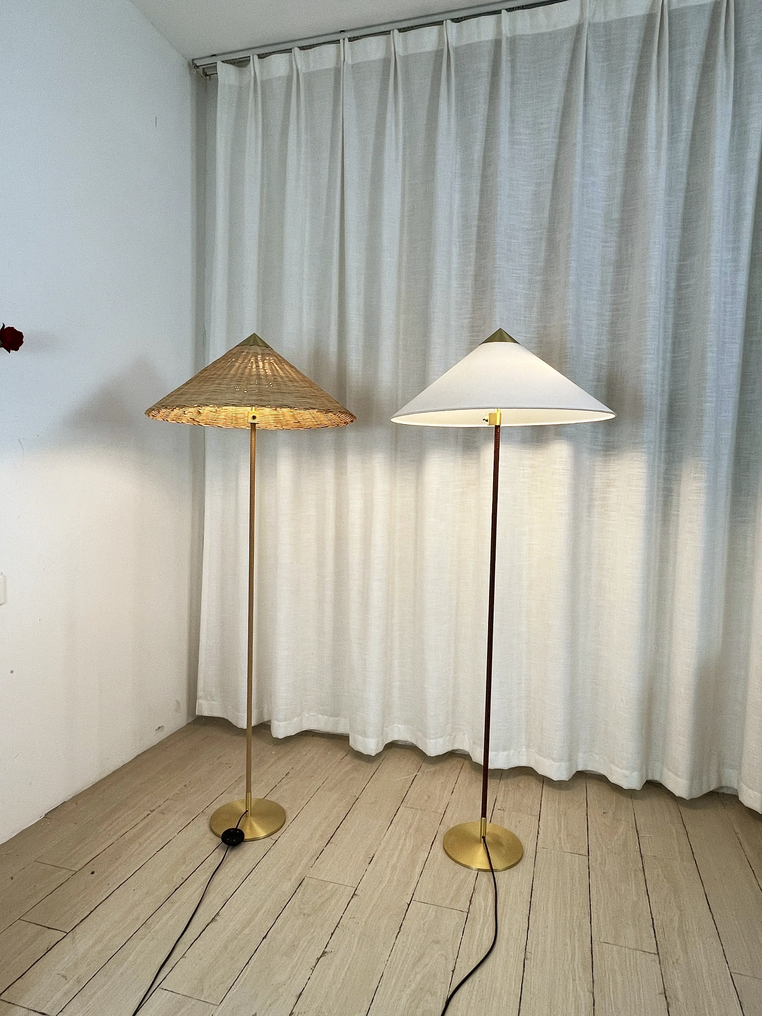 Bamboo Hat Floor Lamp - Image 5