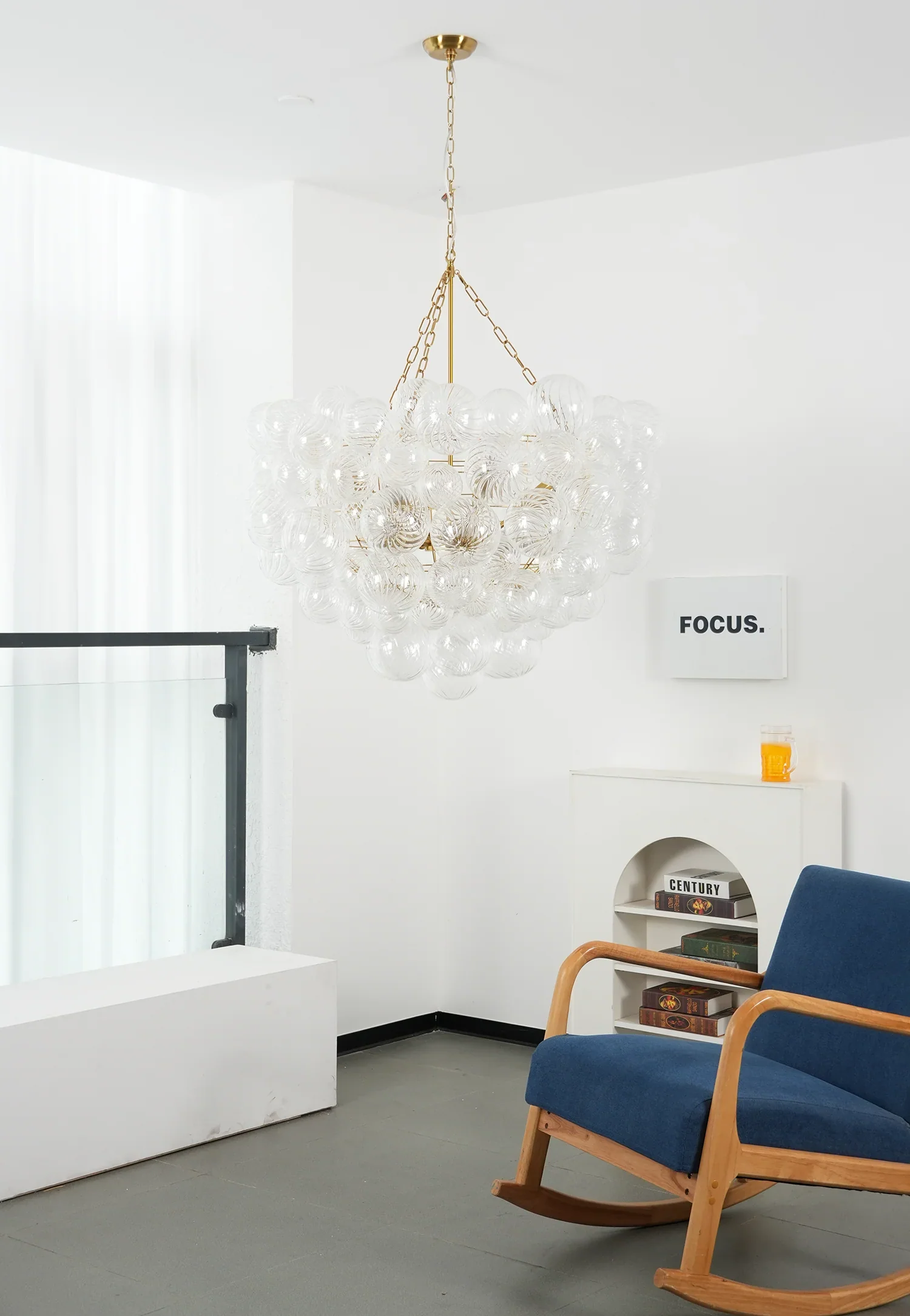 Bubbles Glass Ball Chandelier - Image 37