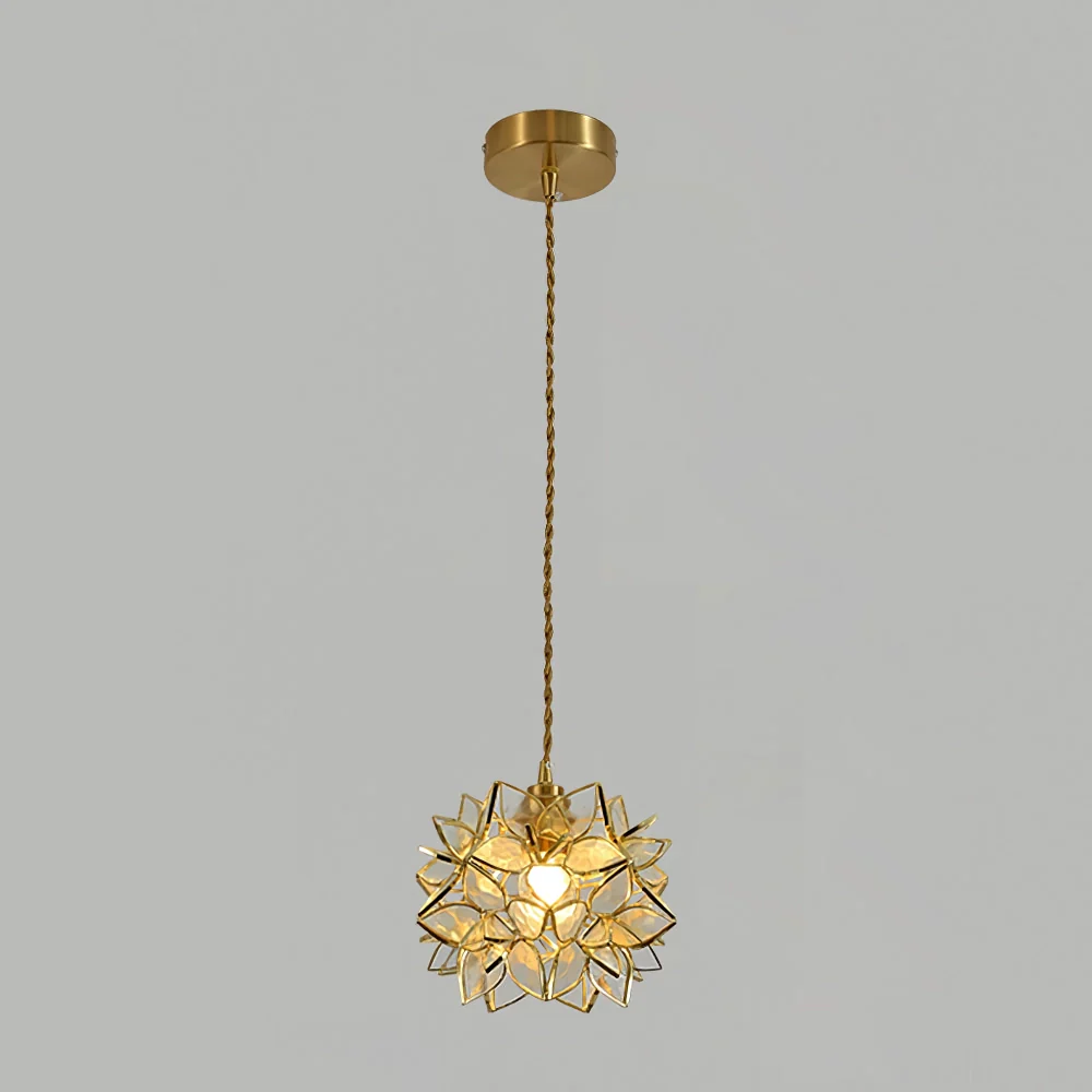 Floral Glass Pendant Lamp - Image 29