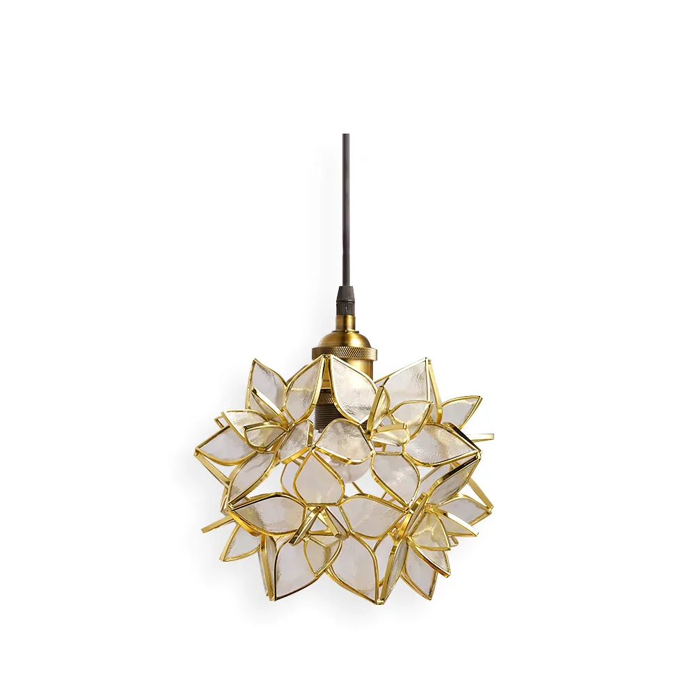 Floral Glass Pendant Lamp - Image 33