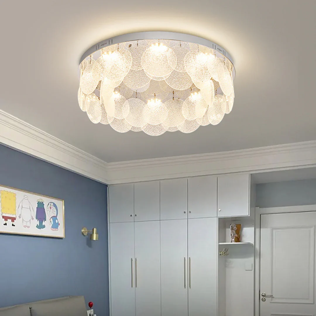 Casper Disc Glass Ceiling Lamp - Image 12