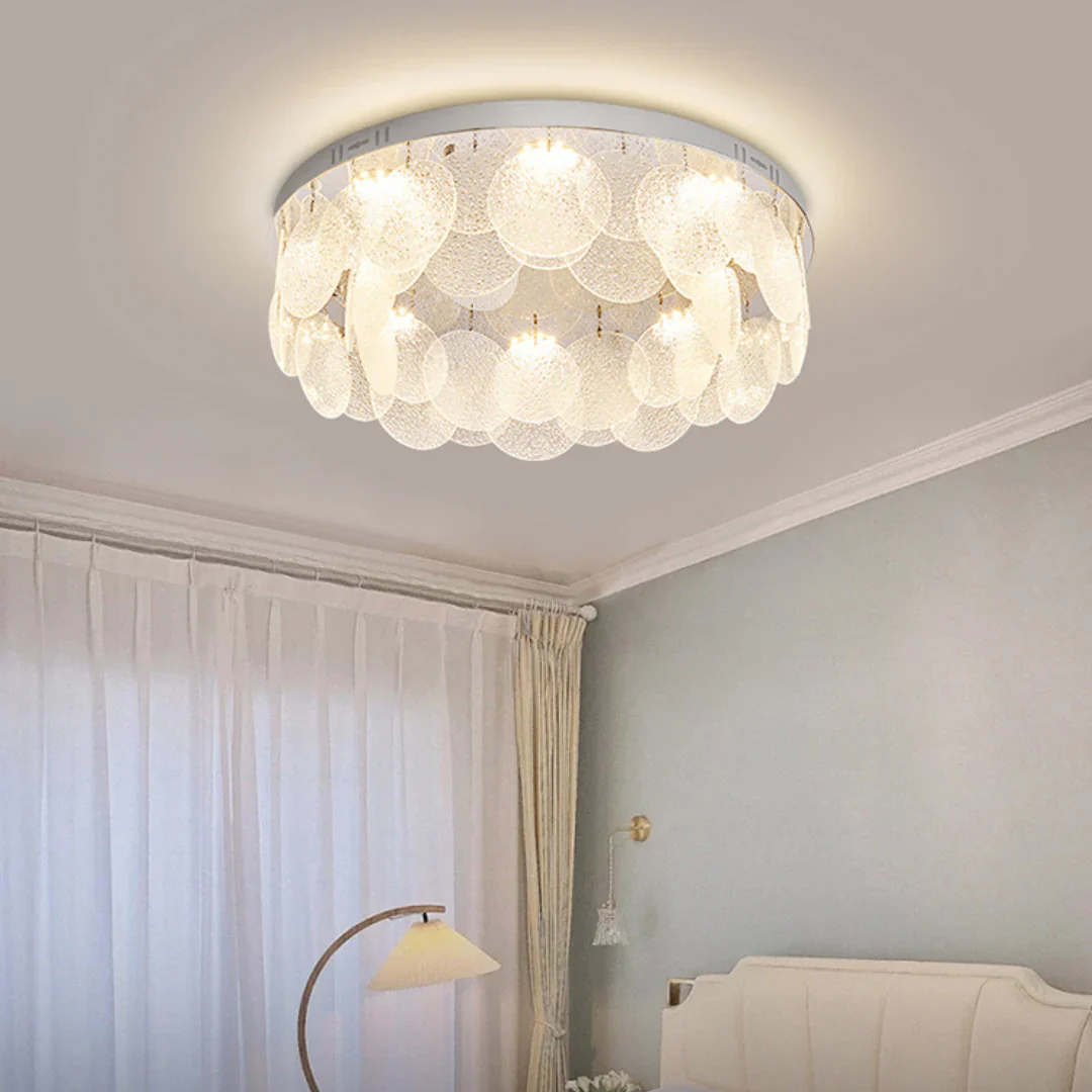 Casper Disc Glass Ceiling Lamp - Image 13