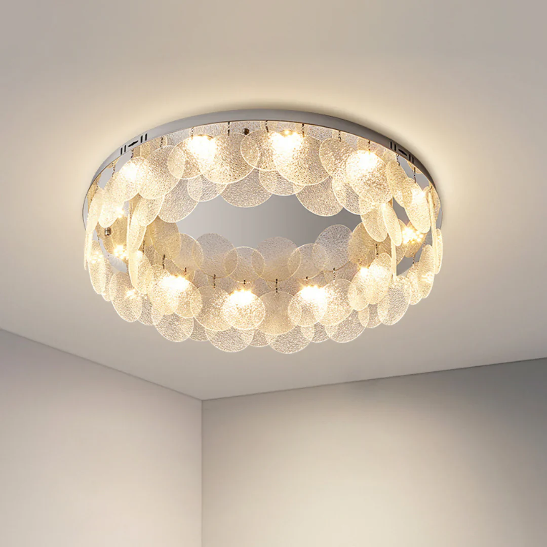 Casper Disc Glass Ceiling Lamp - Image 14