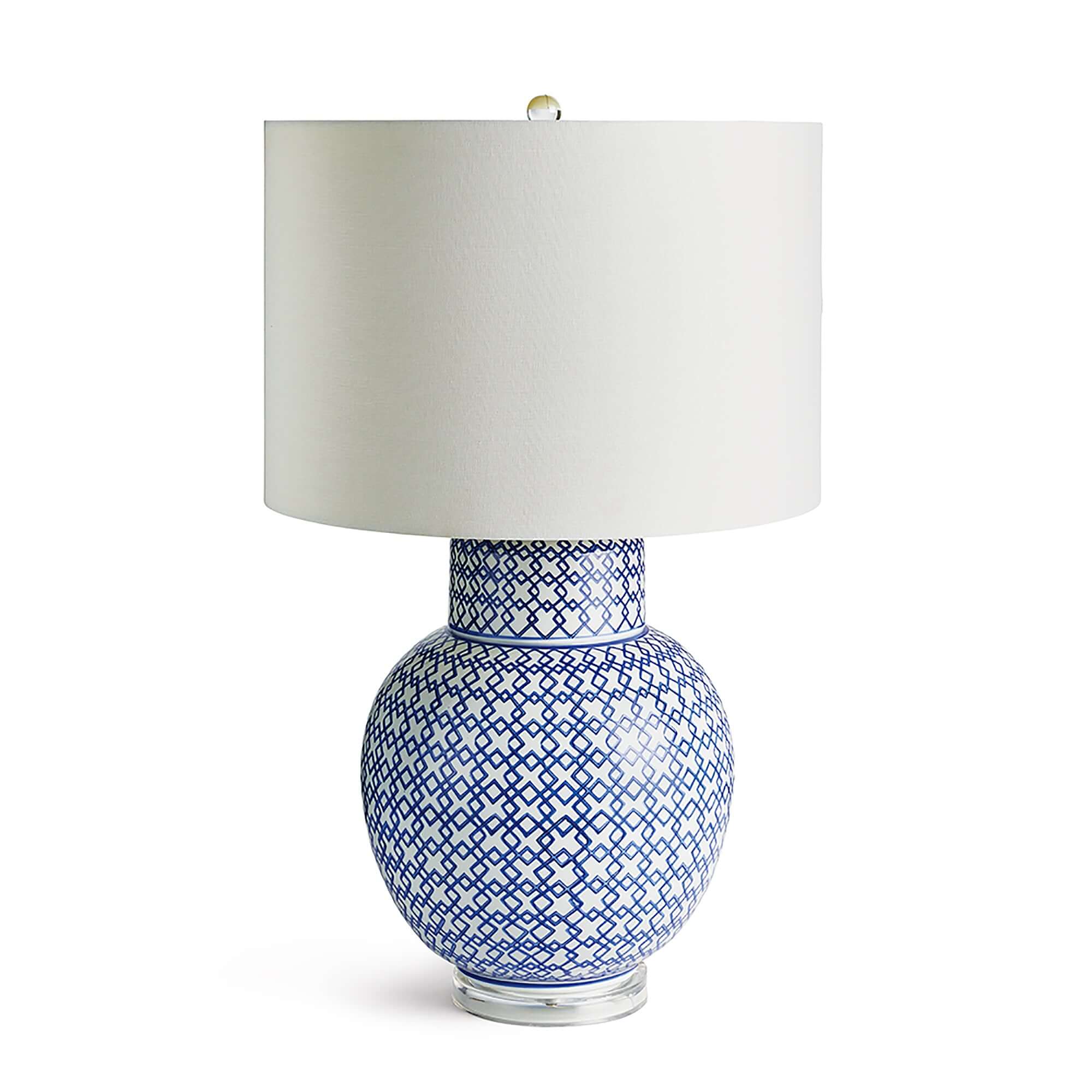 Chinoiserie Blue and White Ginger Jar Lamp - Image 4