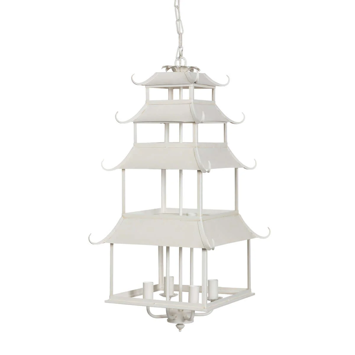 Chinoiserie Peace Pagoda Chandelier - Image 3