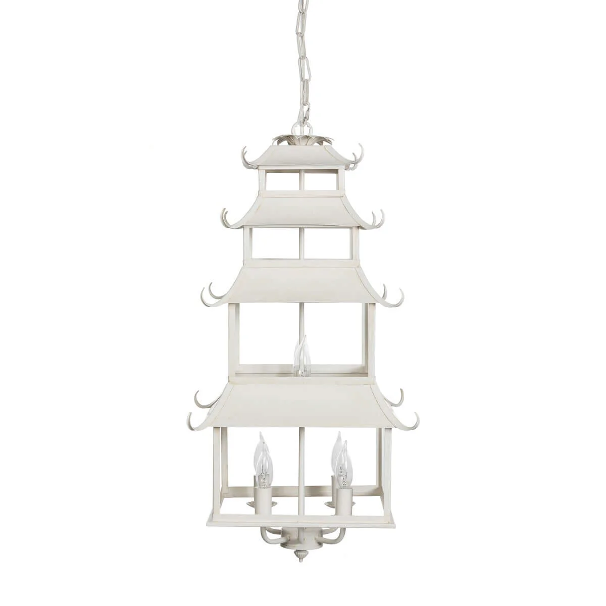 Chinoiserie Peace Pagoda Chandelier - Image 4