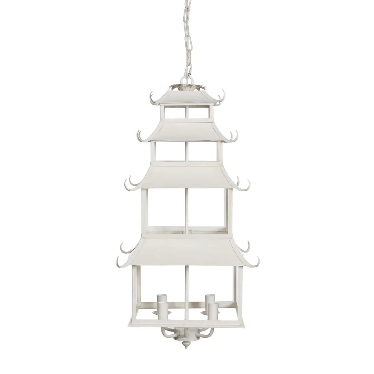 Chinoiserie Peace Pagoda Chandelier - Image 5