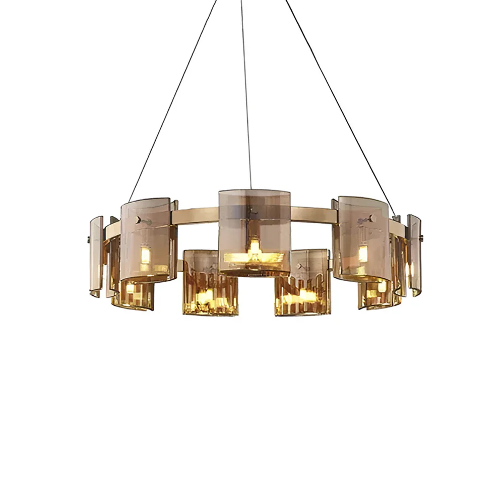 Circular Corlota Glass Chandelier
