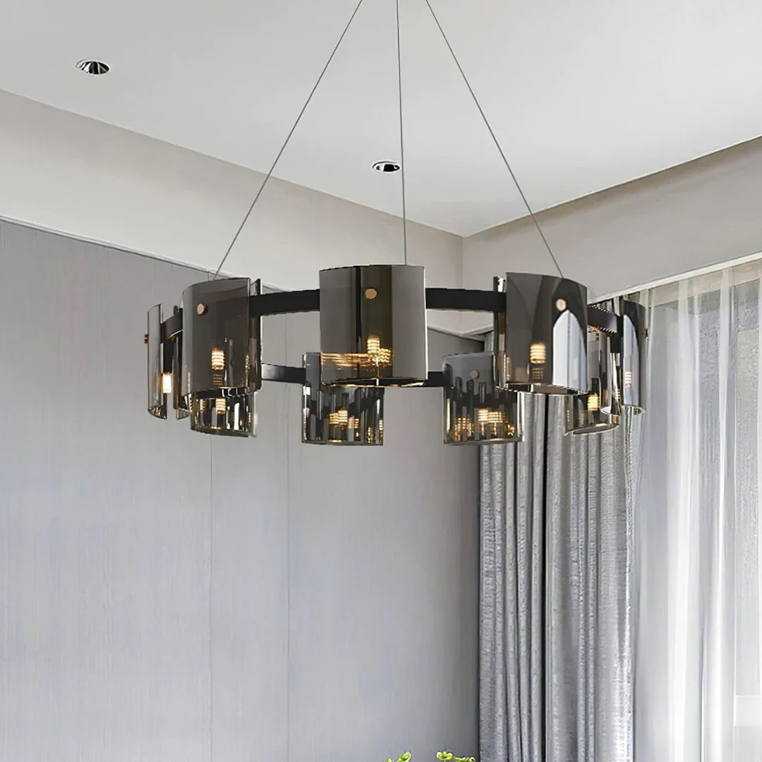 Circular Corlota Glass Chandelier - Image 12