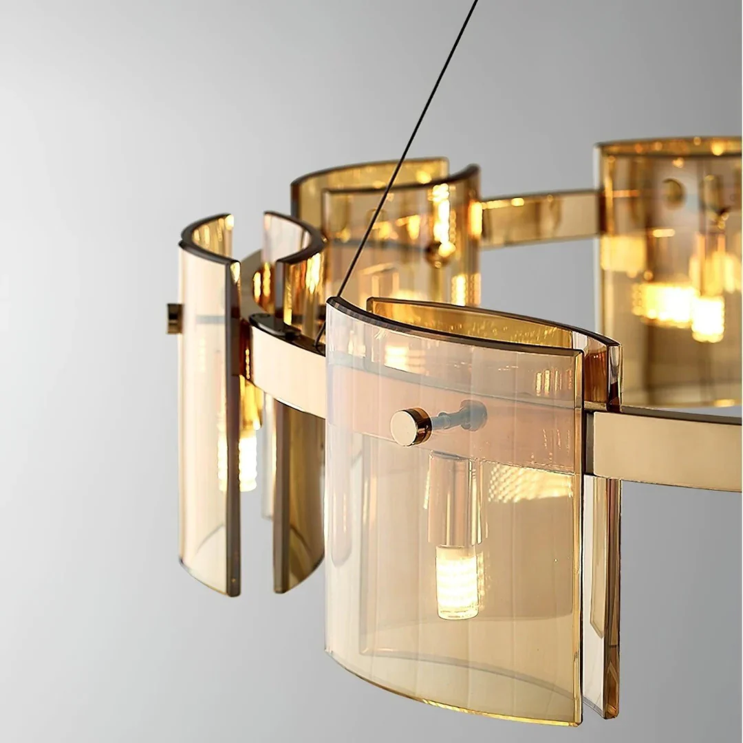 Circular Corlota Glass Chandelier - Image 13