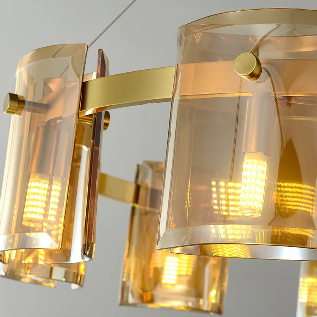 Circular Corlota Glass Chandelier - Image 14